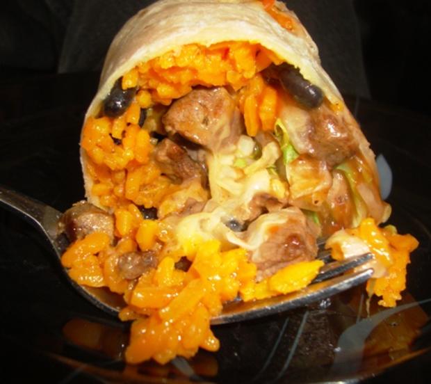 Carne Asada Burrito From Tribeca Taco Truck 