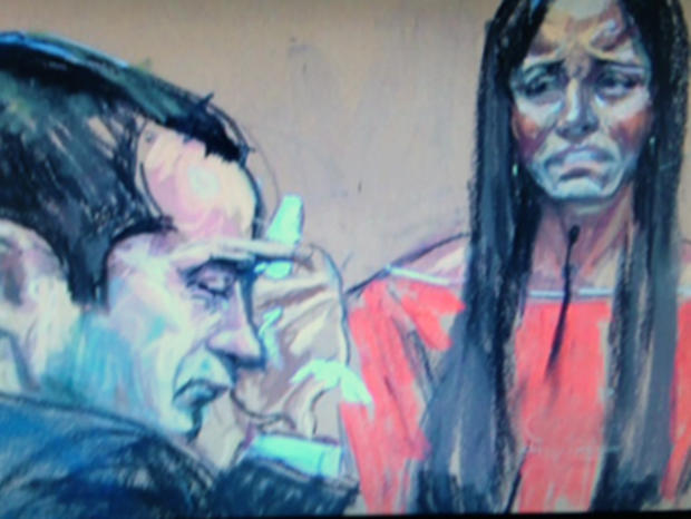 'Cannibal Cop's' Wife Courtroom Sketch 
