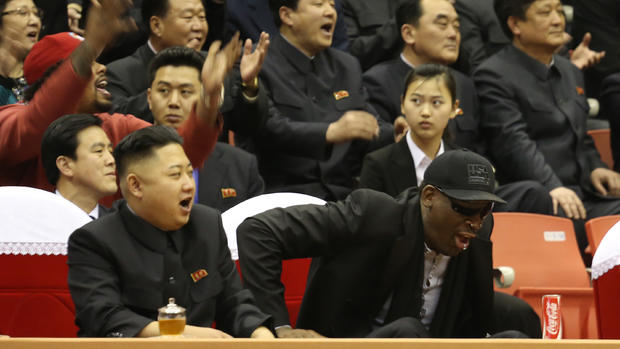 Dennis Rodman travels to North Korea 
