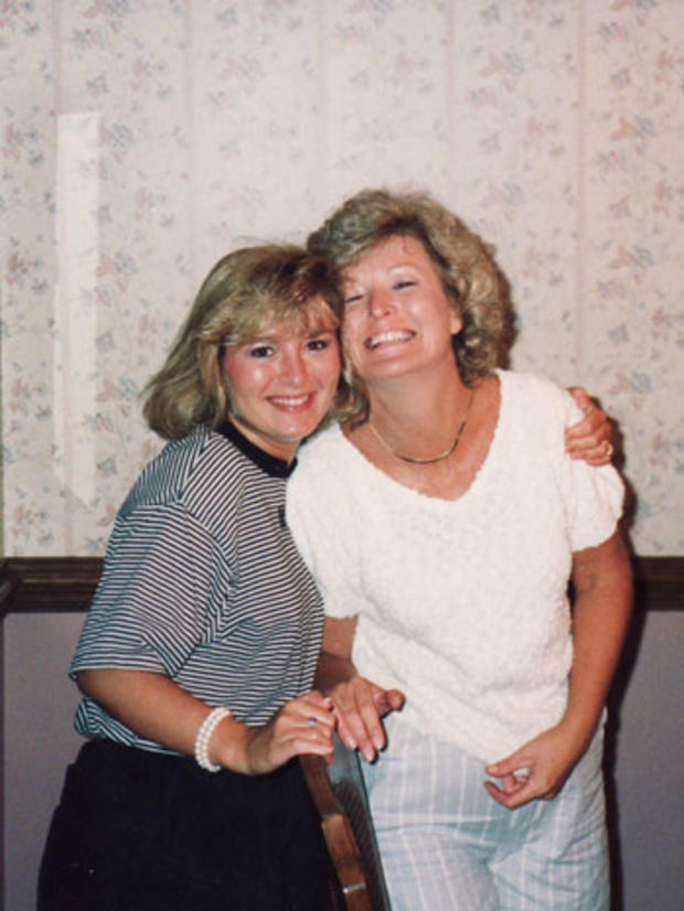 Tina Caronna with her mother, Clara Murphy. 