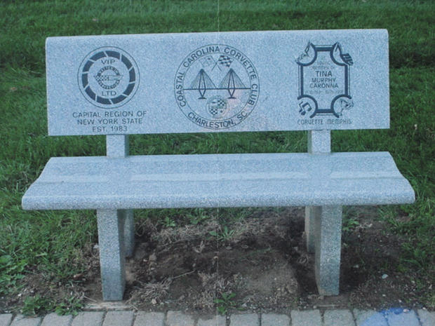 Tina's friends at Corvette Memphis dedicated a bench in her memory at the National Corvette Museum in Bowling Green, Ky. 