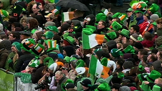 Celebrating the "people's parade" in Ireland 