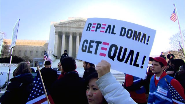 Supreme Court justices hint at striking down DOMA 