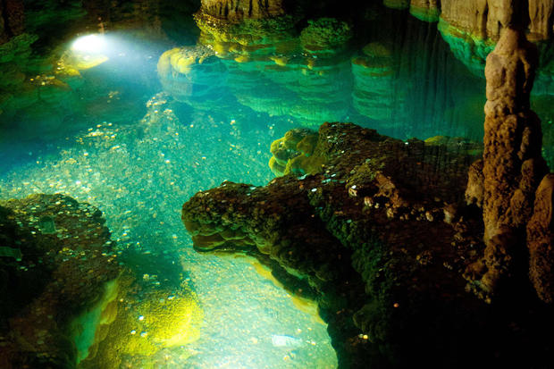Luray Caverns in Luray, Viriginia. 