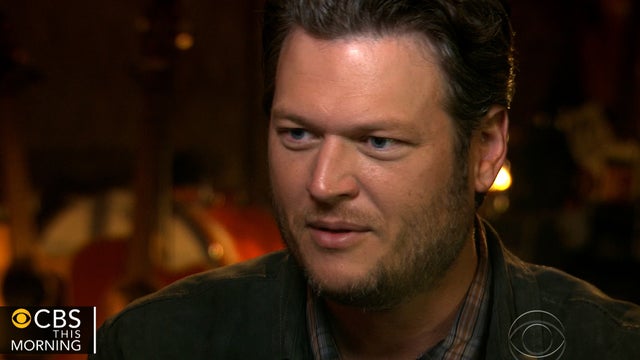 Blake Shelton during an interview for "CBS This Morning." 