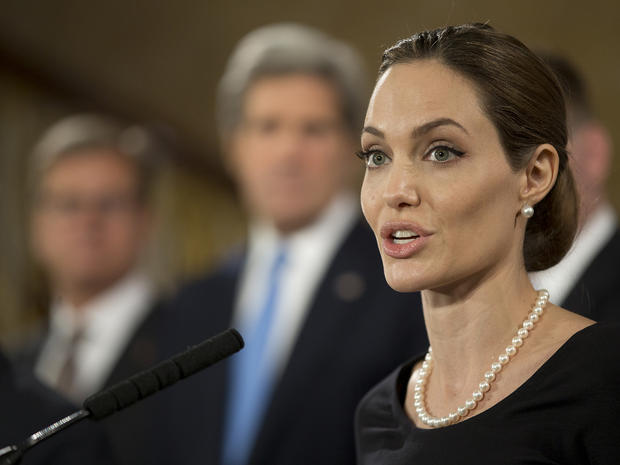 Angelina Jolie's humanitarian work 