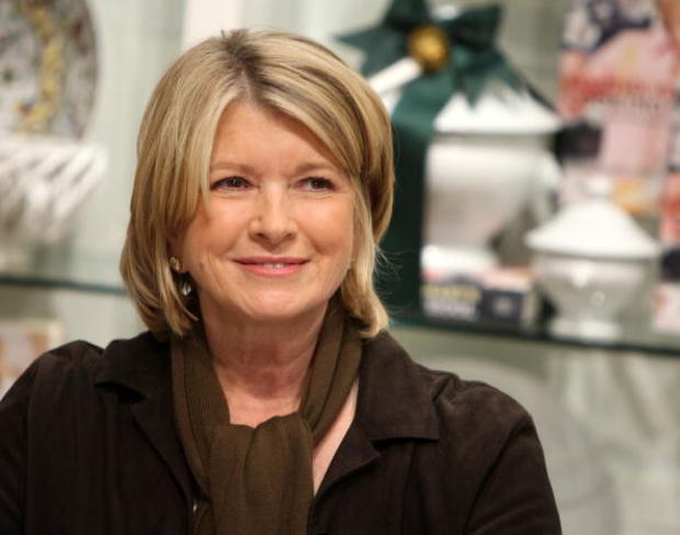 Martha Stewart Signs Copies Of Her New Cook Book At Williams-Sonoma 