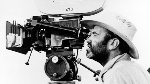 Director Terrence Malick on the set of "Days of Heaven" 