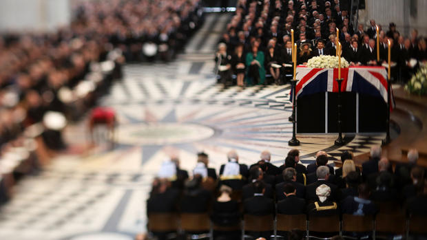 Thatcher laid to rest in London 