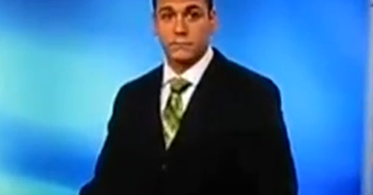 A J Clemente Rookie Tv Anchor Says He S Fired For Profanity On Air Cbs News