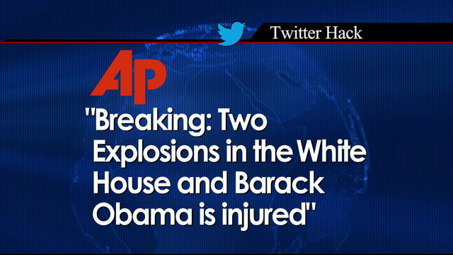 Fake AP tweet: Explosion at White House 