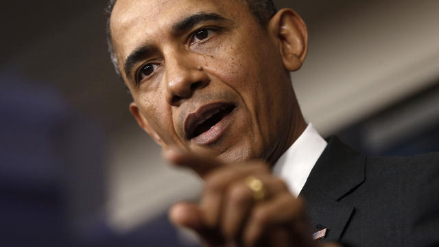 President Barack Obama answers questions during his new conference in the Brady Press Briefing Room of the White House in Washington, Tuesday, April 30, 2013.  