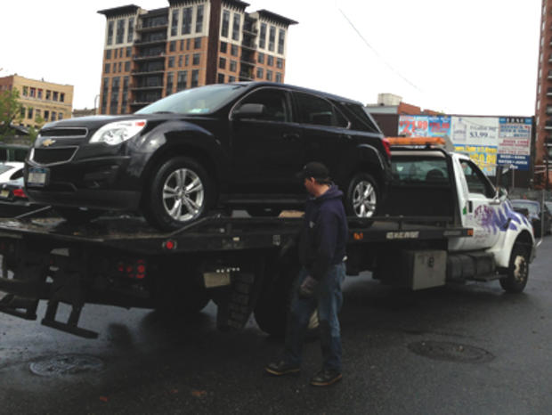 John Montone's 1010 WINS Vehicle Gets Towed 