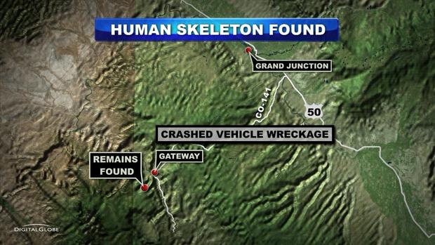 HUMAN SKELETON FOUND. map 