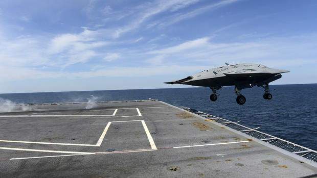 Jet-sized drone launched from Navy carrier 