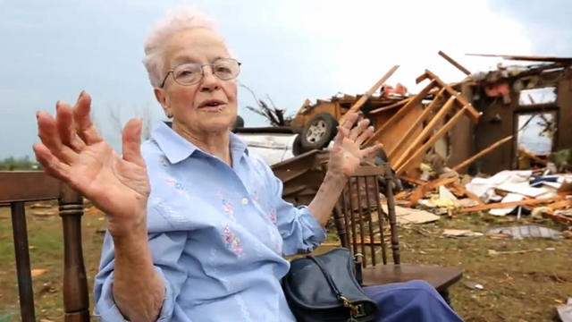 Tornado aftermath: "It's raining pieces of houses" 