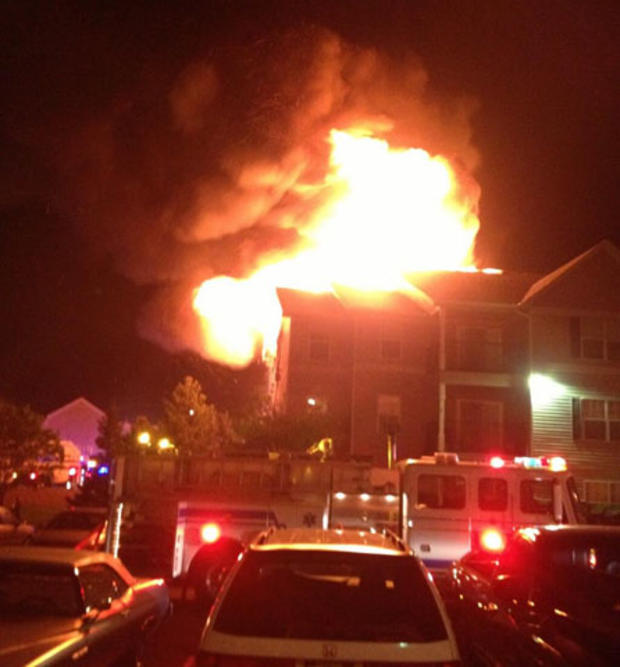 Fire Damages Apartment Building In Fort Collins On May 21, 2013 