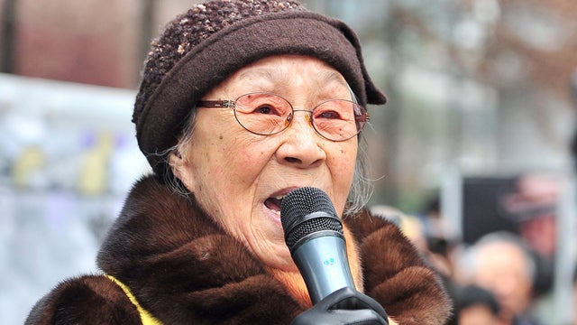 South Korean Kim Bok-Dong, who served as a sex slave for Japanese soldiers during World War II 