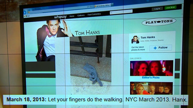 Tom Hanks talks social media habit, WhoSay page  
