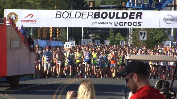 Start Line of Bolder Boulder on May 27, 2013 