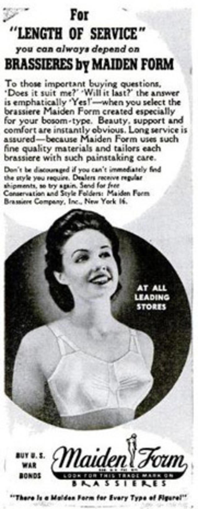 1940s Vintage Ad for Stick on Bra Cups  Vintage ads, Vintage  advertisements, Ads