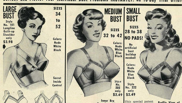 Vintage bra ads 