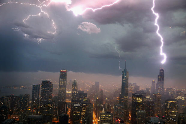 Lightning in Chicago 