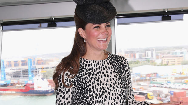Duchess Kate christens cruise ship 