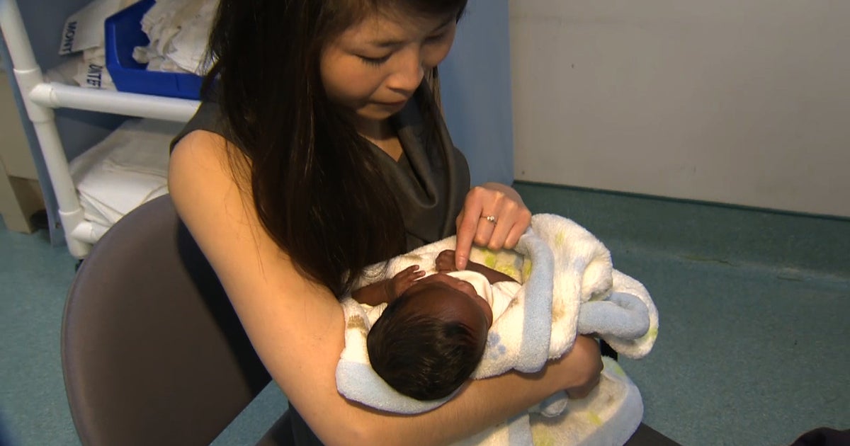 NYC hospitals certifying baby cuddlers CBS News