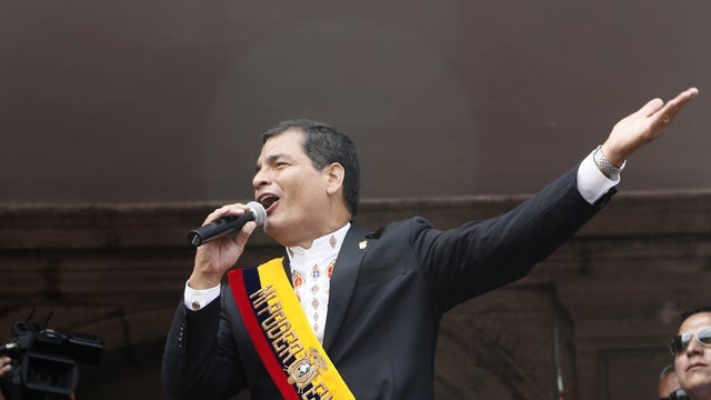Rafael Correa, ecuador 