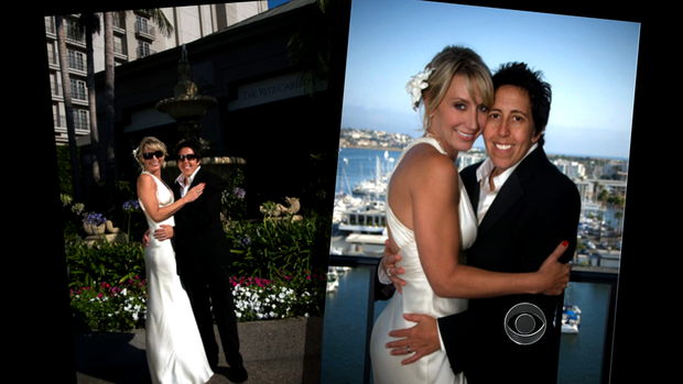 Pictures from Jennifer Post and Teri Kinne's wedding day in California. They said they'll make it official -- now that Prop 8 was overturned -- with a marriage certificate soon. 