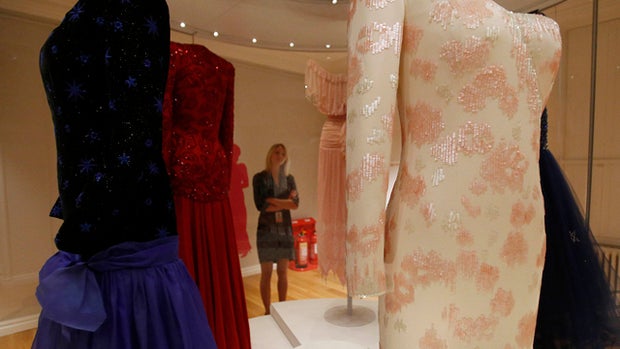 Royal gowns on display at Kensington Palace 