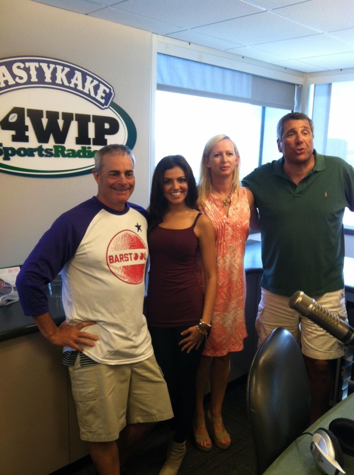 Playboy's Miss August, Val Keil Visits The WIP Morning Show