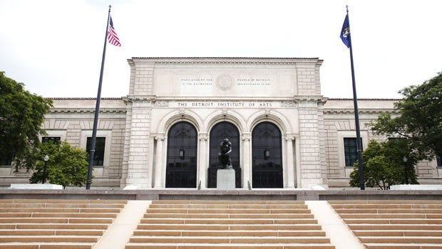 The Detroit Institute of Arts is shown May 31, 2013 in Detroit, Michigan. The City of Detroit's new Emergency Financial Manager is considering selling off some the DIA's art to help pay off some of the city's debts. 