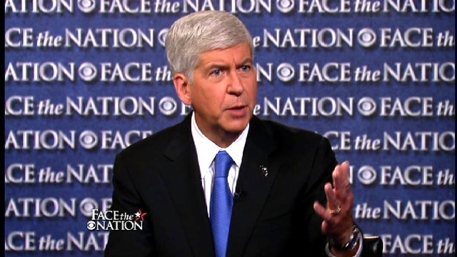 Michigan Gov: Detroit bankruptcy "tragic," but "right decision" 
