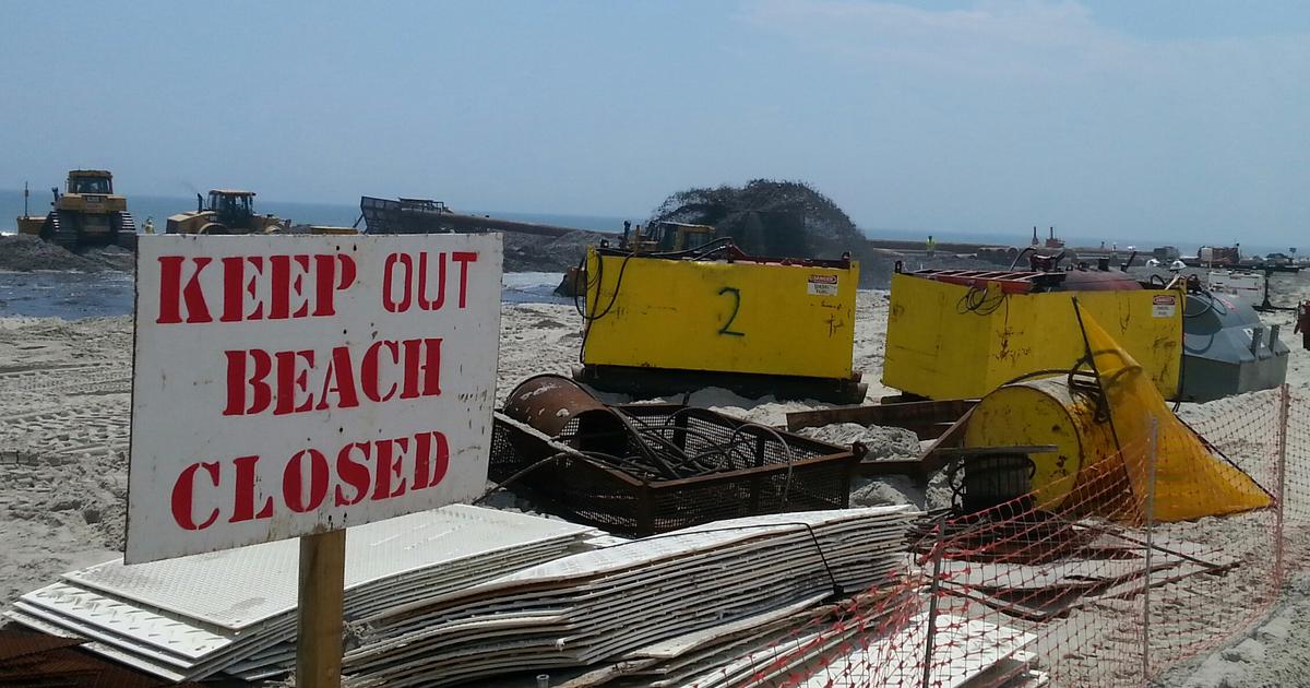 Beach Replenishment Project In Stone Harbor Taking Longer Than Some