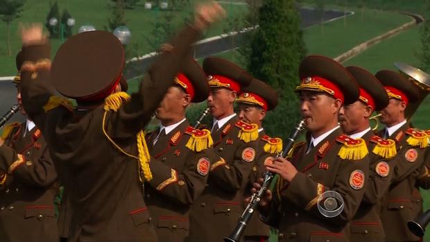 Pomp and circumstance in Pyongyang. 