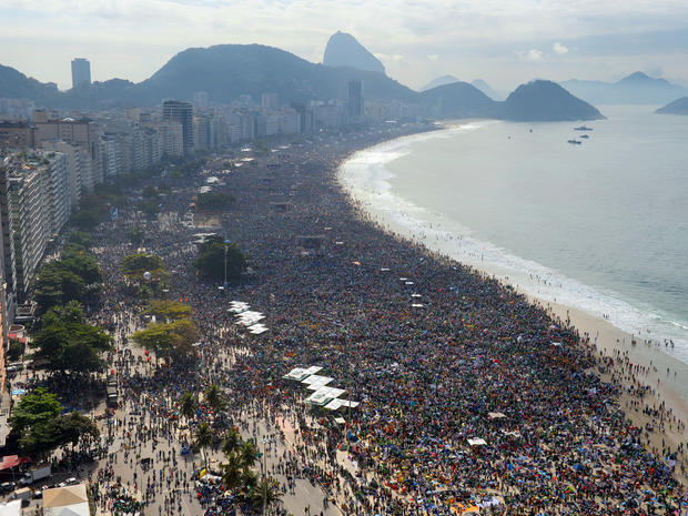 Copacabana, pope, brazil 