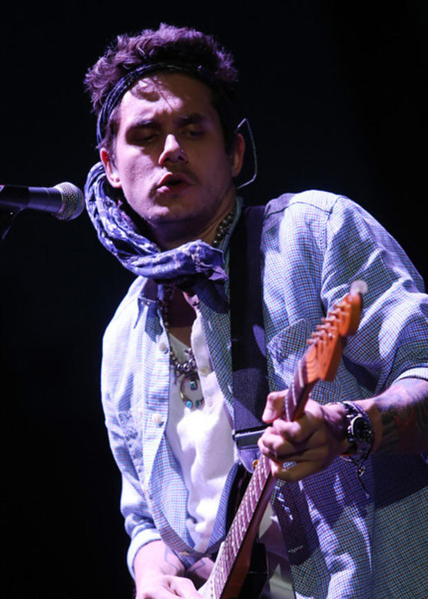 John Mayer performed at Red Rocks on July 16, 2013 with opener Phillip Phillips 