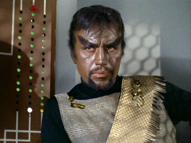 Actor Michael Ansara is seen portraying the "Star Trek" character Kang in the episode "Day of the Dove," which was first broadcast Nov. 1, 1968. 