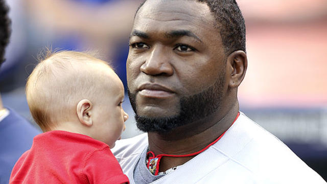 Big Papi stole a fan's baby for the 'National Anthem