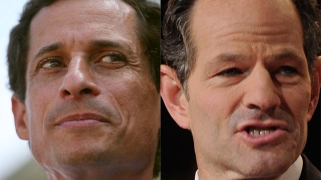 Anthony Weiner, Eliot Spitzer 