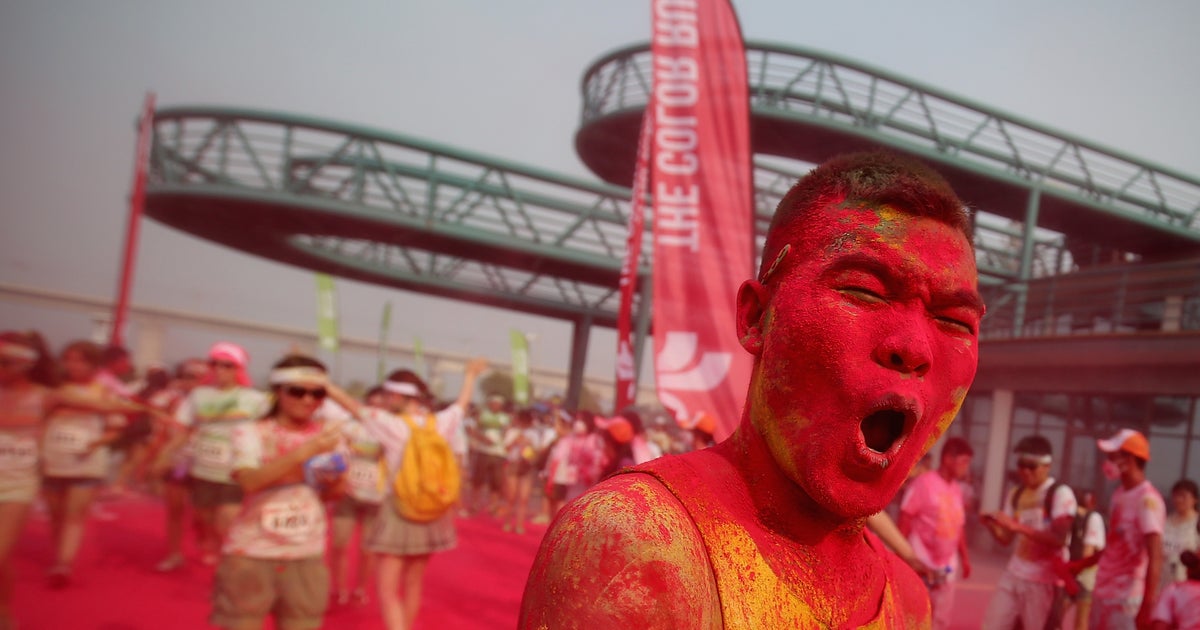 Beijing's first color run