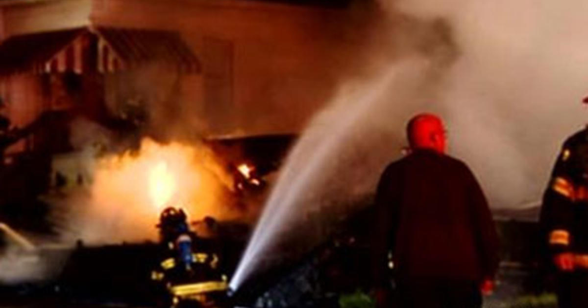 Fire Destroys Vacant Washington Co. Home - CBS Pittsburgh