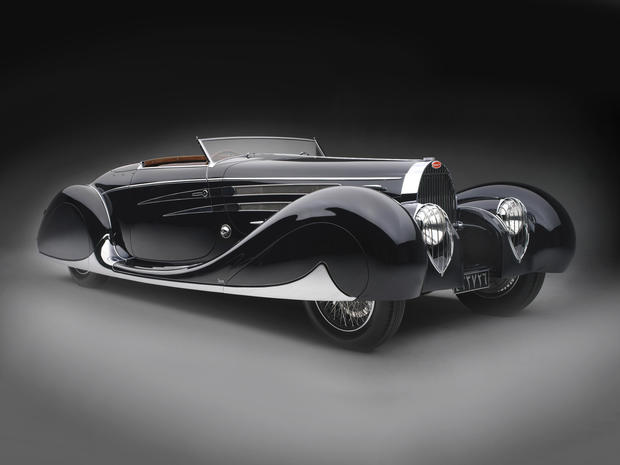 1939 Bugatti Type 57C by Vanvooren. Collection of Margie and Robert E. Petersen, Courtesy of the Petersen Automotive Museum, Los Angeles. 