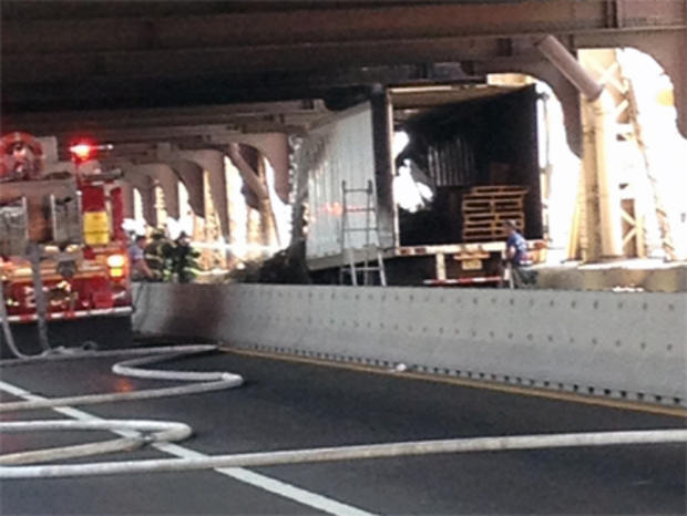 Ed Koch Queensboro Bridge Truck Fire 