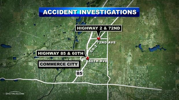COMMERCE CITY ACCIDENTS MAP 