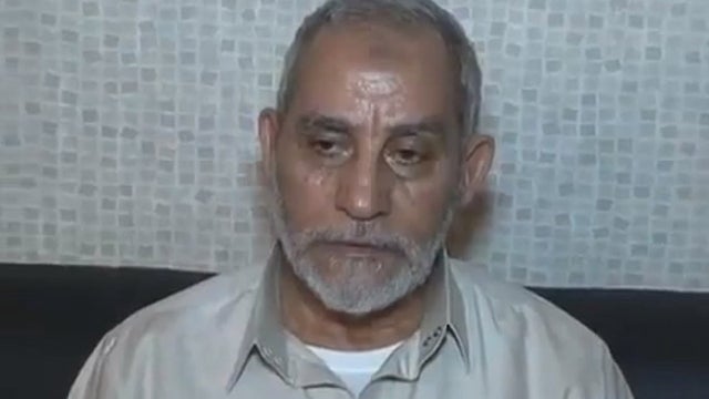 Egyptian Muslim Brotherhood supreme leader Mohammed Badie 