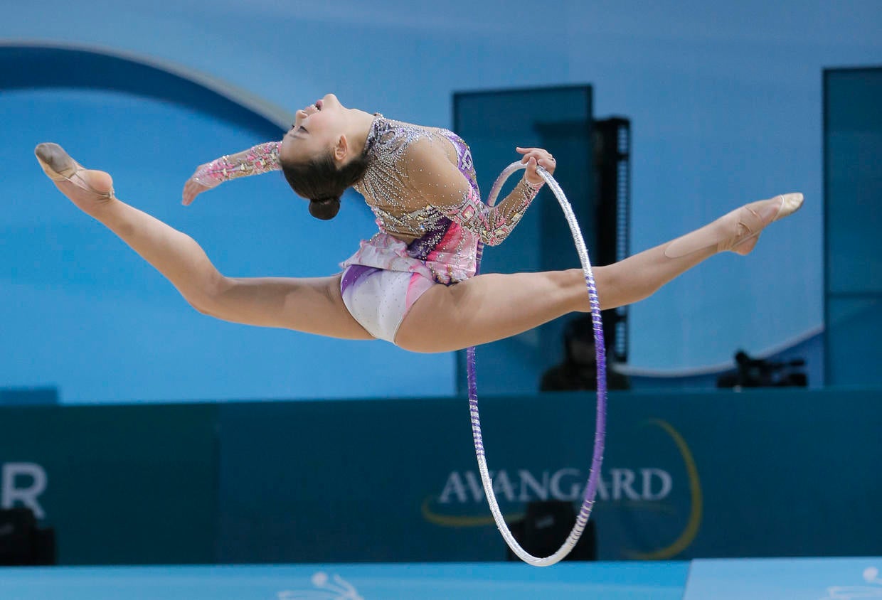 Rhythmic Gymnasts Seem To Defy Physics