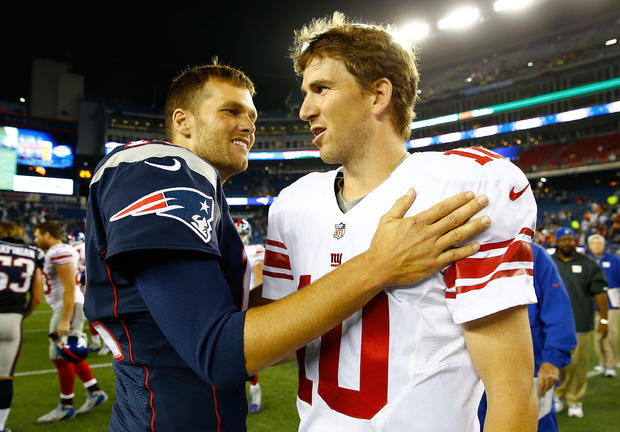 Tom Brady and Eli Manning 